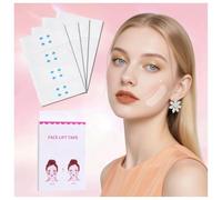 Fvbber 200PCS Face Lift Tape Invisible,Face Lifting Tape for Neck,Jowls,Wrinkles,Lifts Sagging Skin,Waterproof,Breathable,Comfortable,Instant Facelift Tapes for Women Under Makeup