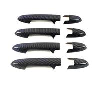 FVBFCDX Handle Protector Compatible with Jazz for GK5 for GP5 2014 2015 2016 2017 2018 2019 2020 Exterior Car Door Handle Cover Trim Protection Decor Sticker 8Pcs(Carbon No Holes)
