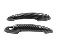 FVBFCDX Handle Protector Compatible with MINI for R52 2004 2005 2006 2007 2008 for R55 2007 2008 2009 2010 2011 2012 2013 2014 Car Door Handle Covers Sticker(Carbon Fiber)