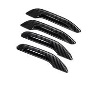 FVBFCDX Handle Protector Compatible with Tesla for Model 3 for Model Y 2021 2022 2023 2024 Car Modification Accessories 4pcs Door Handle Protection Cover(4PCS Light Carbon)