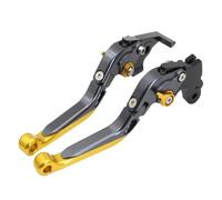 FVBFCDX Handlebar Lever Compatible with Ducati for Monster S2R 800 695 400 620 for Monster 620 for MTS 2003 2004 2005 2006 Motorcycle Brake Clutch Handlebar Lever(Gray-Yellow)