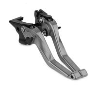 FVBFCDX Handlebar Lever Compatible with for FZ1 N S 2001 2002 2003 2004 2005 Motorcycle Accessories Short Brake Clutch Levers Adjustable Handle Control Levers(Grey)