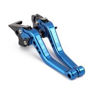 FVBFCDX Handlebar Lever Compatible with for Ninja for ZX4RR Krt Editon 2023-2024 for ZX4R Adjustable CNC Motorcycle 6-Speed Adjustment Clutch Brake Lever(Blue)