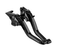 FVBFCDX Handlebar Lever Compatible with for YZF-R6 1999 2000 2001 2002 2003 2004 Short Motorcycle Brake Clutch Levers Adjustable Brake Levers Accessories(Black)