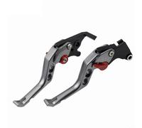 FVBFCDX Handlebar Lever for CB919 for Hornet 2001 2002 2003 2004 2005 2006 2007 2008 Motorcycle Adjustable CNC Brake Clutch Lever Front Rear Drum Brake Handle Levers(Grey)
