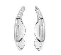 FVBFCDX Shift Paddle Compatible with Jaguar for XF for XE for XJ Car Steering Wheel Gear Lever Extension Accessories(Silver)