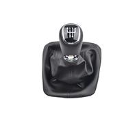 FVBFCDX Sport Shift Knobs Compatible with Skoda for Octavia 2 for A5 for A6 2004 2005 2006 2007 2008 2009 2010 2011 2012 Gear Stick Shift Knob Gearbox Handle Boot Cover Case(5Speed)