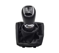 FVBFCDX Sport Shift Knobs Compatible with Skoda for Octavia A5 A6 2004 2005 2006 2007 2008 2009 2010 2012 5 6 for Speed Car Gear Shift Knob Lever Shifter Gaitor Boot(5Speed)