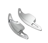 FVBFCDX Steering Wheel Paddle Compatible with Chevrolet for Camaro 2016 2017 2018 2019 Car Steering Wheel Controller Shift Paddles Extension Car Accessories Interior Styling(Silver)