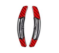 FVBFCDX Steering Wheel Paddle Compatible with Porsche for Spyder 918 2015 2016 2017 2018 2019 2020 Car Steering Wheel Controller Paddle Extension Shifter Car Universal Picks(Carbon Fiber Red)