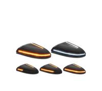 FVBFCDX Turn Signal Mirror Compatible With Dodge For Ram 1500 2019 2020 2021 1Pair For Dynamic Turn Signal Car Turn Signal Lights 68232479AA(2Pcs Smoked Lens)
