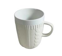 FVCTGHZ Knitted Ceramic Woolen Yarn Mug Cozy Sweater Mug Cup Coffee Milk Tea Water Cup(White)