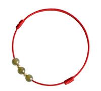 FVCTGHZ Red String Hetian Jade Women's Anklet, Good Luck Anklet, Hetian Jade Anklet, Style Women's Anklet, Feng Shui Anklet
