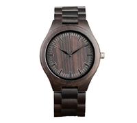 FVCTGHZ Retro Wood Watches for Men Clock Male Casual Light Ebony Wood Man Full Natural Band Quartz Men's Wrist Watches