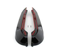 FVDPWYE 2 Pieces Leg Wind Deflector Motorcycle Leg Guard Leg Protector Windshield pp Material Convenient Installation Suitable for Riders Commuting, Black