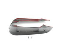 FVDPWYE 2 Pieces Leg Wind Deflector Motorcycle Leg Guard Leg Protector Windshield pp Material Convenient Installation Suitable for Riders Commuting, Gray