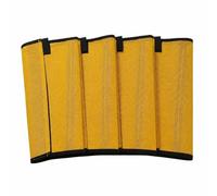 FVDPWYE 4 Pieces Breathable Mesh Horse Leg Guard Sleeve Easy to Put on Mesh Horse Leg Wrap with Fastening Tabs Scratch Protection for Pasture Turnout, Yellow 4 PACK