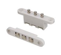 FVDPWYE Access Control Tappet Contacts Current Connector Easy Installation Doors Access Power Transfer Device Electrical Connector, White 3 Terminals