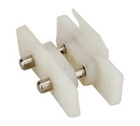 FVDPWYE Access Control Tappet Contacts Current Connector Easy Installation Doors Access Power Transfer Device Electrical Connector, White 2 Terminals