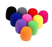 FVDPWYE Cordless Covers Replacement Foam Mic Covers Protection Windscreens for Speeches, Multicolor 10PCS