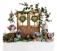 FVDPWYE Easter Theme Backdrop Festive Design Photo Background for Creating Joyful Atmosphere Suitable for Group Photos Holiday Events Interior Decoration, Thin, 180x120cm