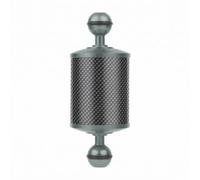 FVDPWYE Floating Light Arm Underwater Buoyancy Double Ball Carbon Fiber Accessory Mount With Profile And Secure Clamp Interface, Titanium, 5 Inch
