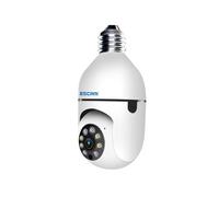FVDPWYE Light Bulb Two Way to Install E27 Socket Alarm 360° Pan Tilt