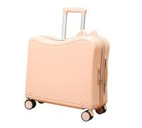 FVDPWYE on Suitcase,Carry on Size Road Essential Trolley Luggage,Travel Luggage for Children,Outdoor Trips, Pink