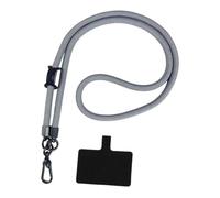 FVDPWYE Phone Lanyard Anti Lost Lanyard, Accessory, Versatile Practical Fashion Gift Portable Travel Essential Crossbody Phone Strap, Gray