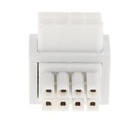 FVDPWYE Power Steering Connector Adapter Pcie 90 Degree VGA Graphics Card Female Male PCB Performance Compatible Desktop Suitable for Spare Parts And, White