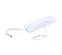 FVDPWYE Retro Telephone Earphone for Smartphone Built-in Call Function Elegant Material Suitable for Daily Use Home Office, White