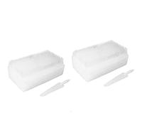 FveBzem 2pcs Disposable Surgical Scrub Brush Sterile Sponge Brushes with Nail Clippers Blister Packing Surgical Brushes Hands Cleaning Scrubber Double-Sided Cleaning Scrub Brush