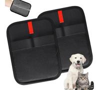 FveVqe 2Pcs Pet Hair Removal Glove, Pet Hair Remover Glove, Yomi Pet Hair Remover Glove, Waterproof and Wear-Resistant Pet Hair Remover Glove Grooming Glove Tool(Black)