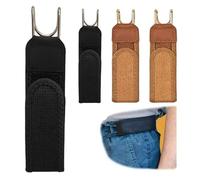 FveVqe 4Pcs No Buckle Belts for Men, Buckleless Belts for Men, Tactical Metal Hook Elastic Belt, Comfortable and Easy To Use, No Buckle Belt for Men, Perfect as Valentine's Day Gifts