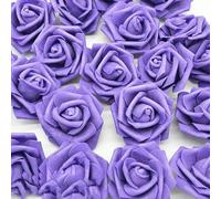 FVFIJH 10/20pcs 6cm PE Foam Rose Flowers Artificial Flowers For Home Wedding Deco Bride Bouquet Scrapbooking DIY Birthday Supplies-FH13-10PCS