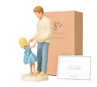 FVFVAHO Dad Gifts from Daughter, Fathers and Daughters Figurines Hand-Painted Resin Statues Gifts for Fathers Day Birthday Wedding Christmas Memorial Gift for Dad Stepdad