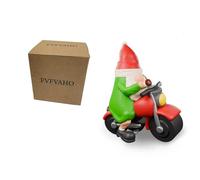 FVFVAHO Gnomes Decorations, Motorcycle Biker Funny Gnome, Handmade Statue Gnomes for Decorations Indoor Christmas Tree, Display on Mantel