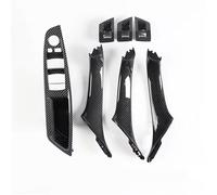 FVGOKMNA Car Interior armrest Interior Door Handles Window Switch Armrest Cover Trim Compatible with BMW 5 Series F10 F11 F18 520 523 525 528 530 2010-2017(RHD Carbon)