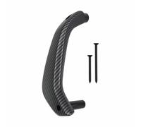 FVGOKMNA Car Interior armrest Manual Interior Door Handle Set Left Right Compatible with Fiesta D2BB-A23943-CA35B8 2011 2012 2013 2014 2015 2016 2017(Left Carbon Fiber)