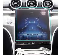 FVGOKMNA Compatible With Benz For W206 C300 C400 C63 2022 2023 Car Accessories Gps Navigation AntiFingerprint Tempered Glass Screen Protective Film Navigation Screen Protector