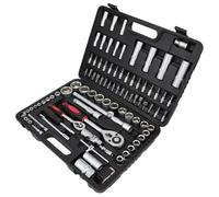 FVGOKMNA Drive Socket Set Wrench Set 46 Pcs Tool Kit for Car Tool Screwdriver and Bit Ratchet Torque Quick Wrench Spanner Wrench Socket Key Hand Tools