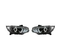 FVGOKMNA Front Headlight Assemblies Compatible With Civic Sedan 2016 2017 2018 2019 2020 2021 DRL H-ID Head Lamp Angel Eye Headlight Bi Xenon Beam Light Car Accessories