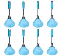 FVIEXE 8PCS 10 Inch Mini Feather Dusters for Cleaning, Small Microfiber Delicate Duster Laptop Computer Keyboard Electrostatic Cleaning Duster Washable, Screen Static Dusting Wand