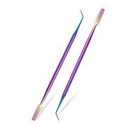 FVION 2 Piece Eyelash Separator Comb - Eyelash Brush for Eyelash Enhancement Tool Eyelash Brush Extension and Tint Lash Lift - Multicoloured