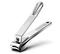 FVION Kids Nail Clippers - Small Jaw Precise Baby Nail Trimmer | Fingernail Clippers for Toddler, Child, Infant - Safe Nail Grooming Tool for Tiny Fingers and Toes - Silver