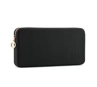 FVION Makeup Bag for Travel, Large Silicone Cosmetic Bag, Make Up Brushes Holder Case, Portable Makeup Organiser for Women Girls (Black)