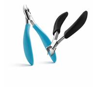 FVION Toenail Clippers for Thick Nails - Long Handle Nail Clipper and Toenail Clippers for Thick, Strong Toenails Nail Scissors for Ingrown Toenails and Fingernails