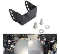FVMOTO Gas Tank Lift Kit Modified Risers Bracket Height Adjustable Compatible with Harley Softail Street Bob FXBB 114 FXBBS Standard FXST 2018-2024, YXJSTJ000-ST-BK