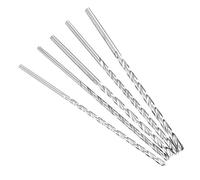 Fvoagaou 5 Pieces Extra 150 mm HSS Drill Bit 2 mm 3 mm 3.5 mm 4 mm 5 mm Straight Shank Wood Metal Drill Bit Tool Parts Drill Bit