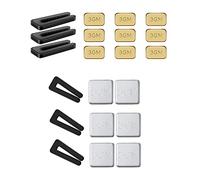 Fvoagaou 6 Sets of Ceiling Fan Blade Compensation Set Fan Weight Balance Set Includes Self-Adhesive 5G Weight Metal and 3G Weight